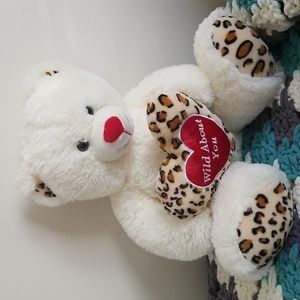 Valentines Wild about you- Teddy Bear. Hug n Luv